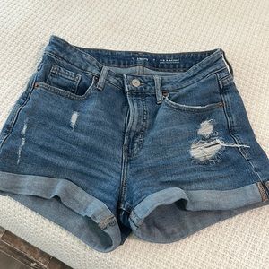 Denim shorts